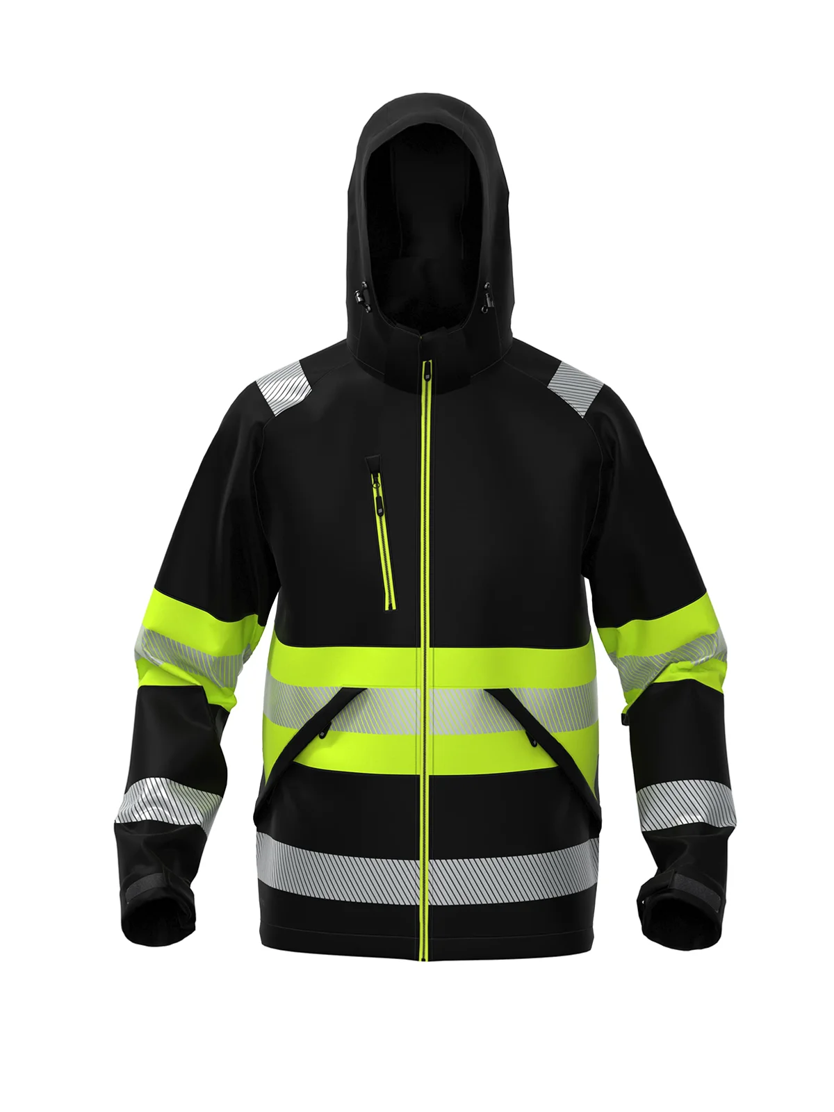 Jakna iz softshella VALENCIA Hi-vis Class 1