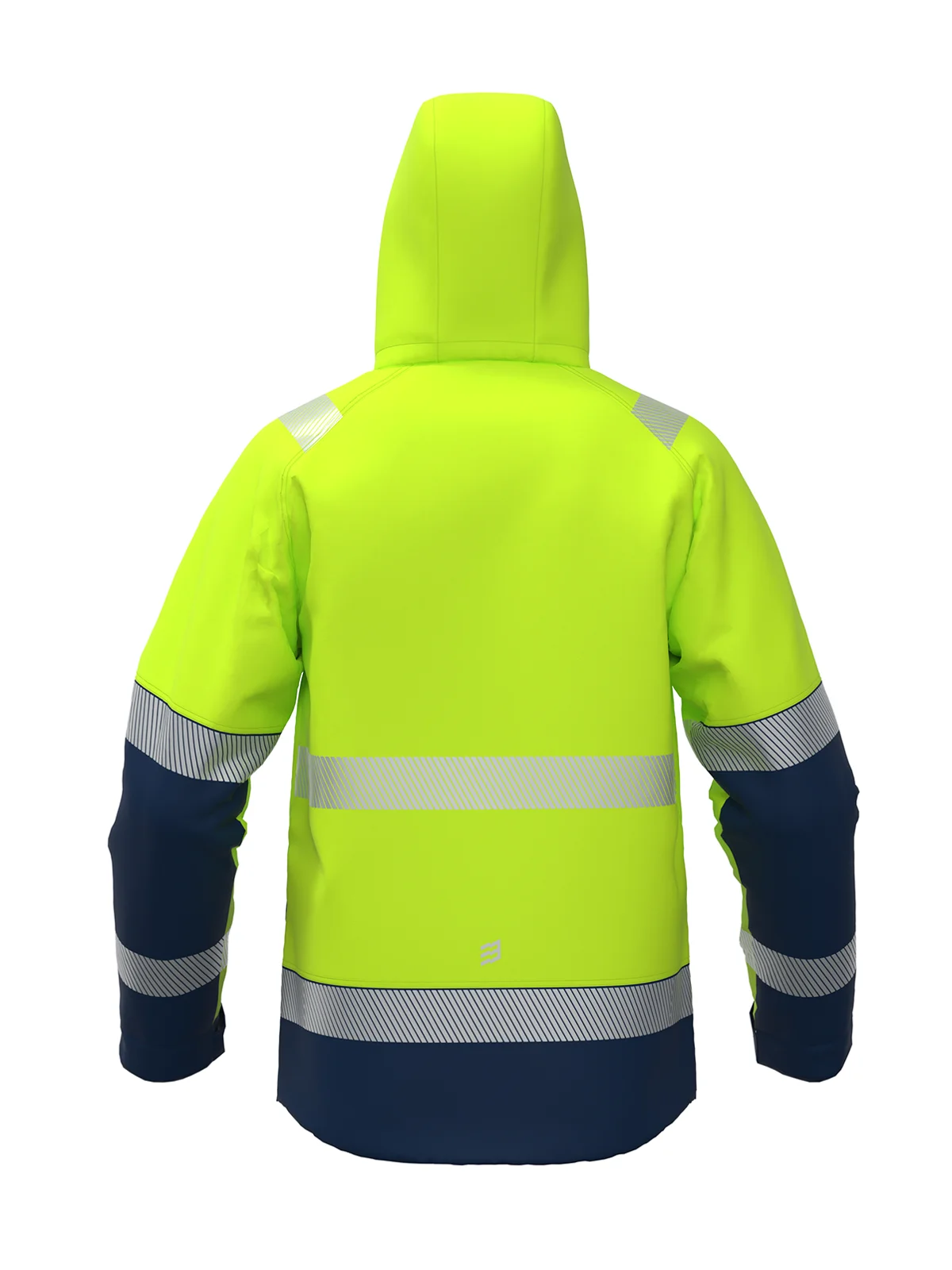 Zimska jakna iz softshella VALENCIA Hi-vis Class 2 – pogled 9