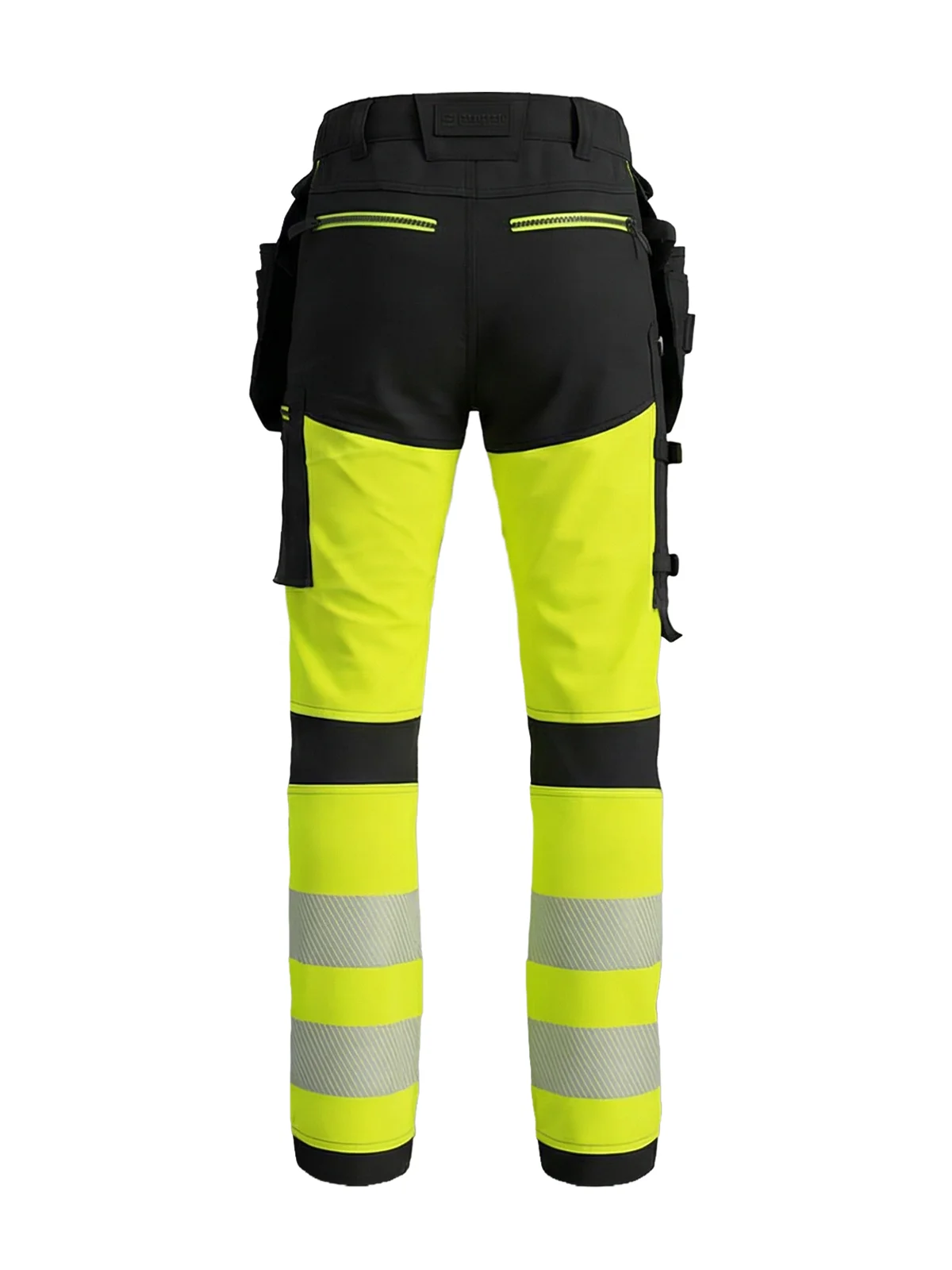 Raztegljive hlače 4-way stretch TENSION PRO Hi-vis Class 1 – pogled 4