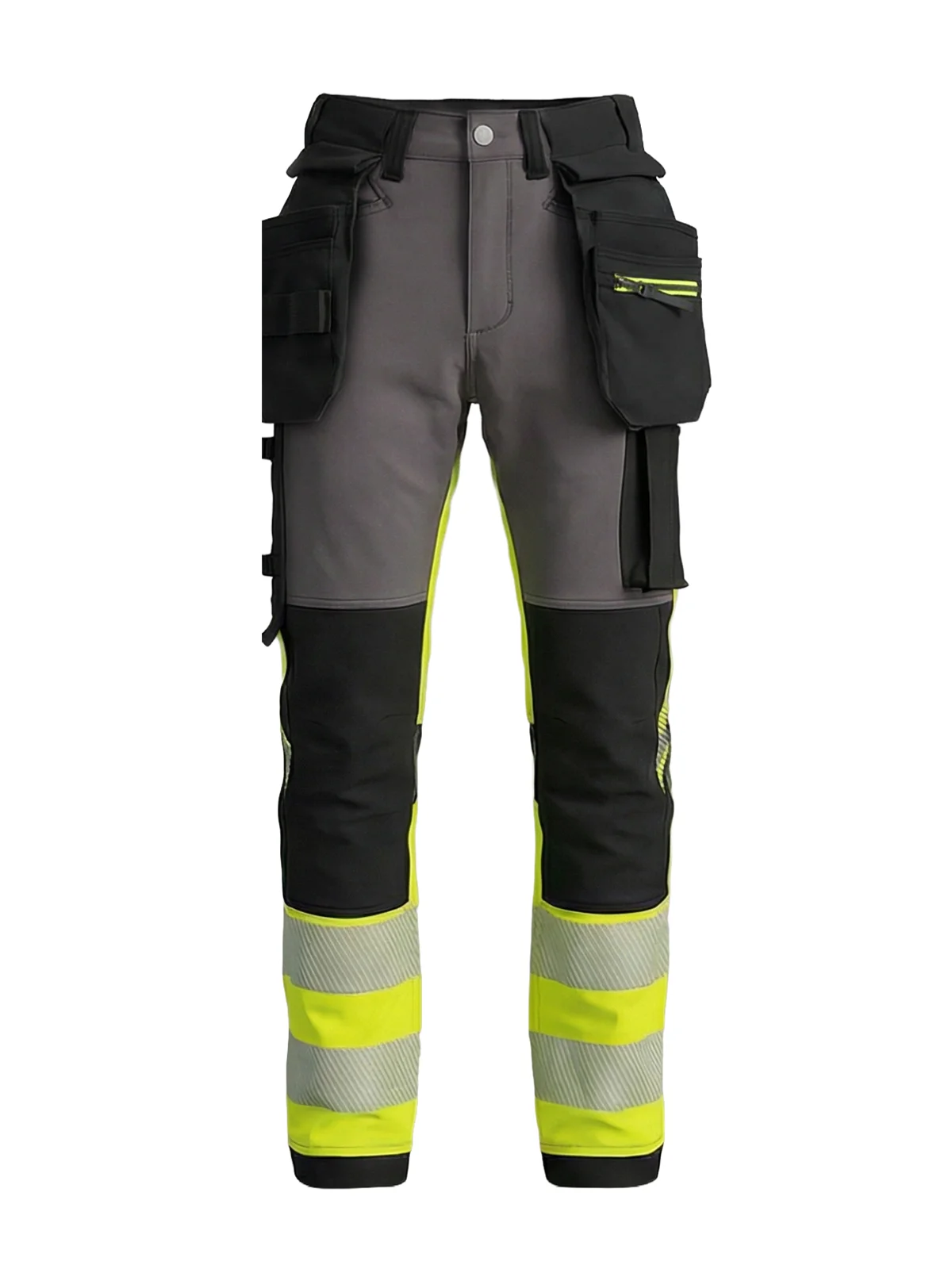 Raztegljive hlače 4-way stretch TENSION PRO Hi-vis Class 1 – pogled 5