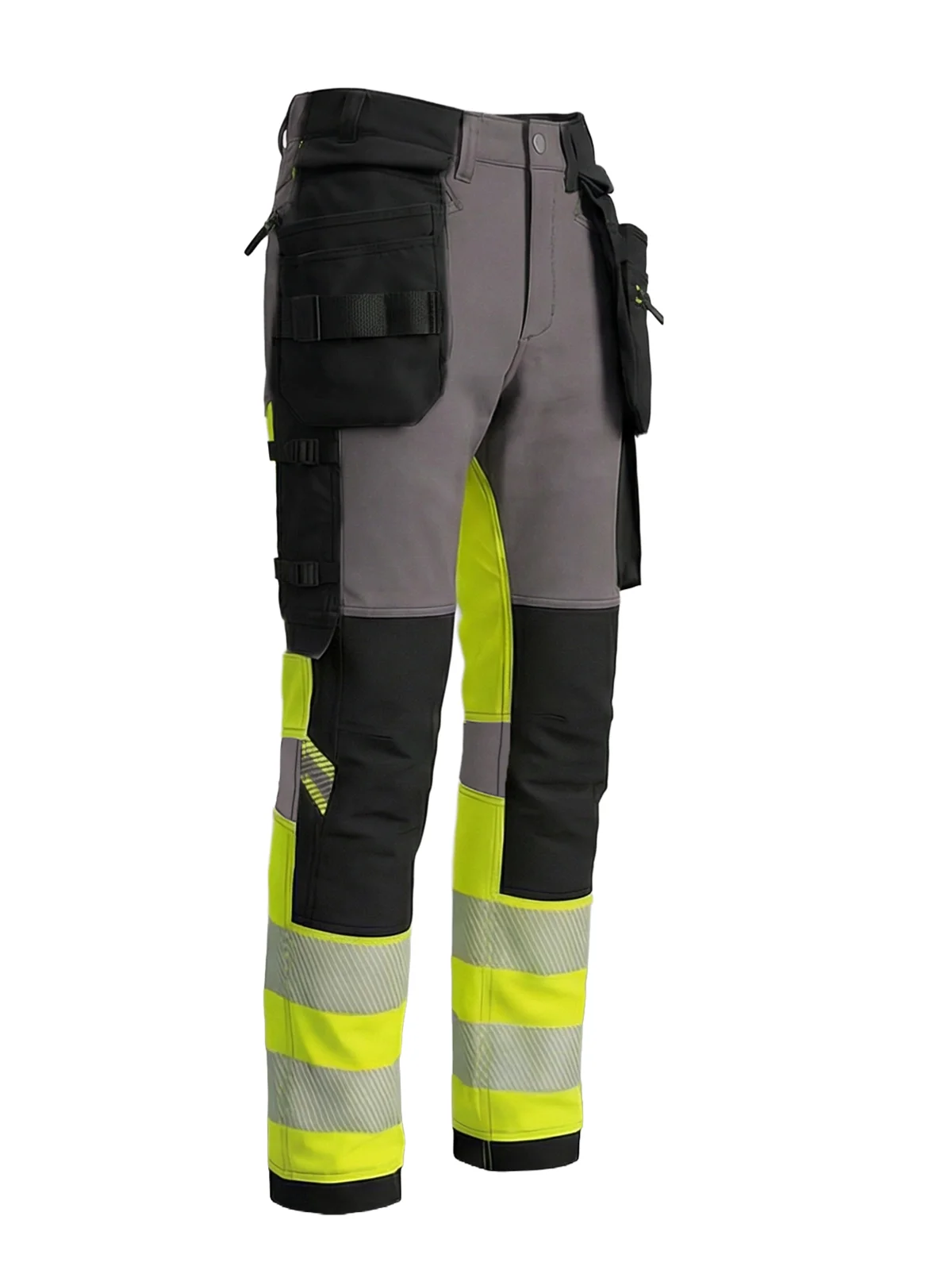 Raztegljive hlače 4-way stretch TENSION PRO Hi-vis Class 1 – pogled 6