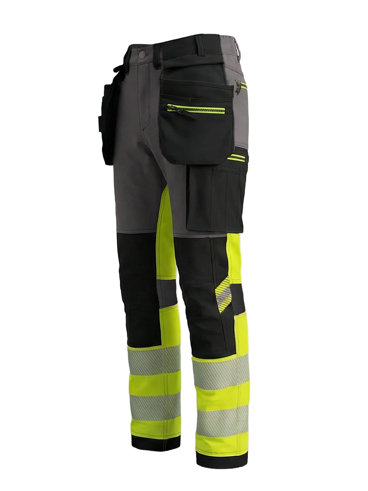 Raztegljive hlače 4-way stretch TENSION PRO Hi-vis Class 1 – pogled 7