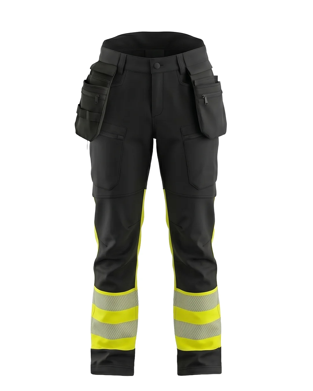 Zimske hlače iz softshella CARGOPLUS Hi-vis Class 1 – pogled 1