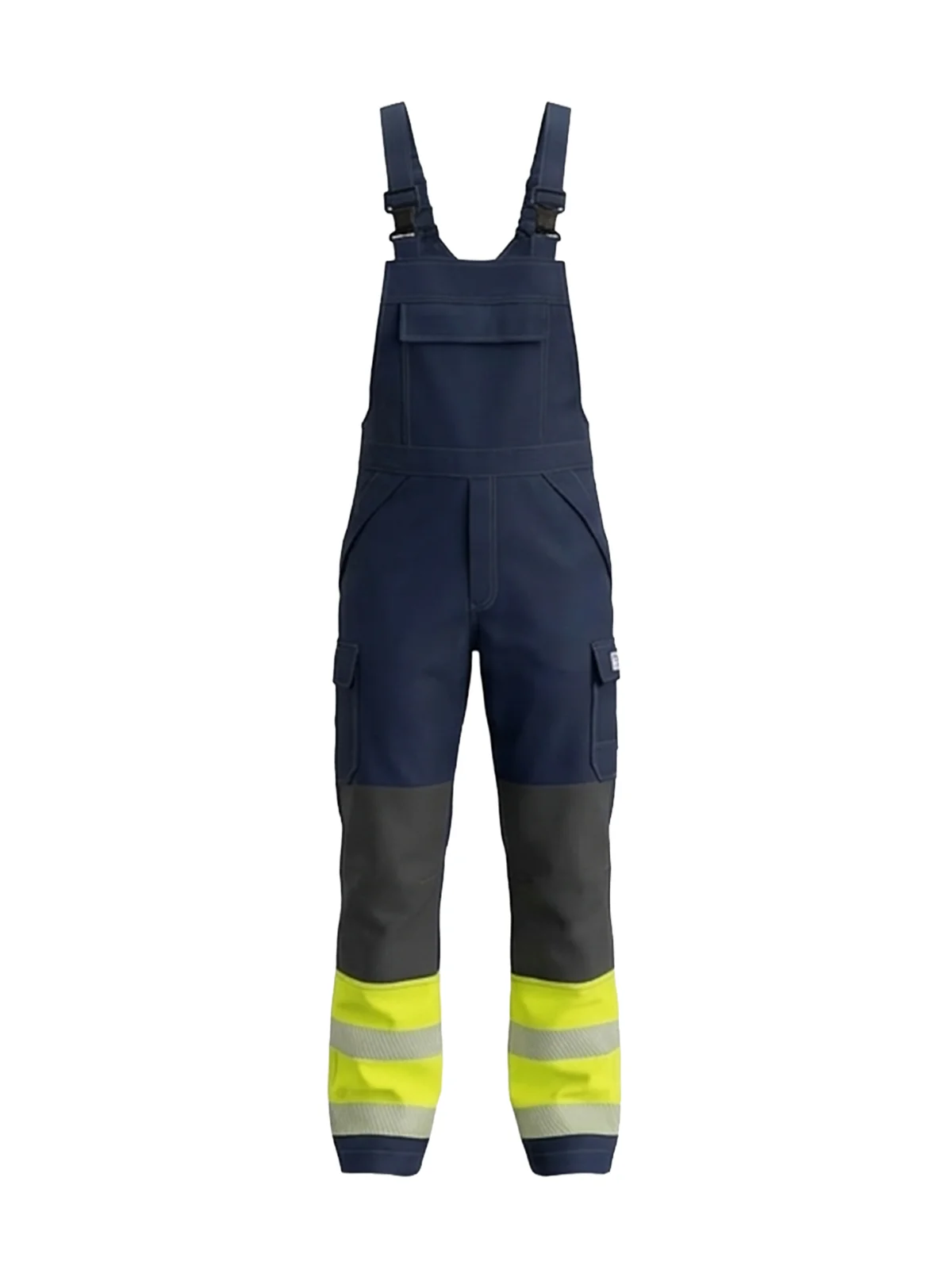 Antistatične hlače z naramnicami MULTISAFE III cat. Hi-vis Class 1