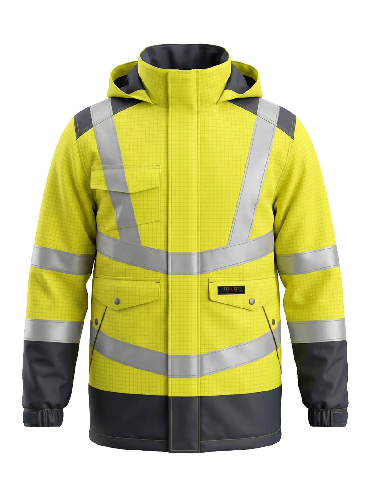 Antistatična zimska jakna MULTISAFE III cat. Hi-vis Class 3