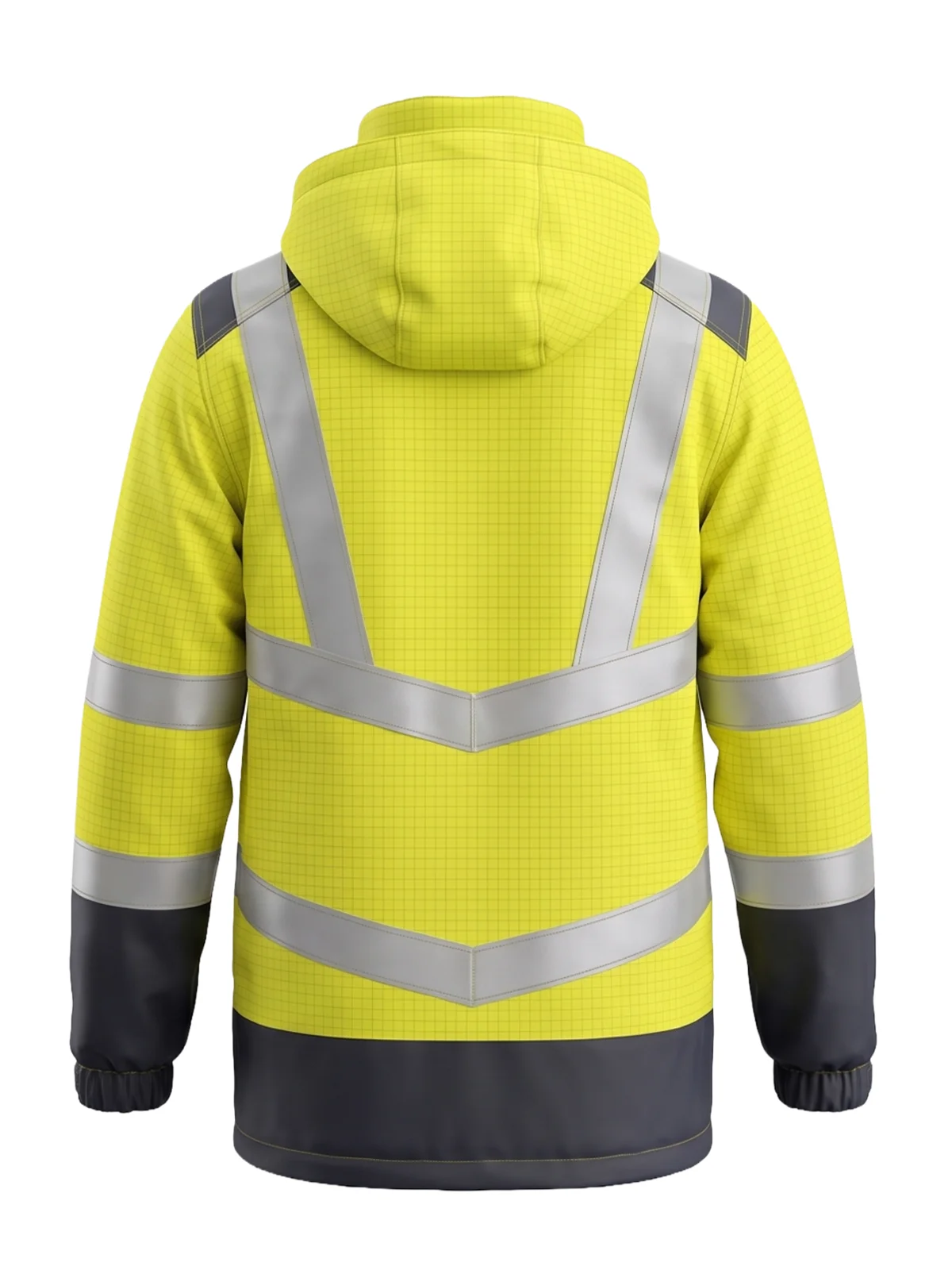 Antistatična zimska jakna MULTISAFE III cat. Hi-vis Class 3 – pogled 4