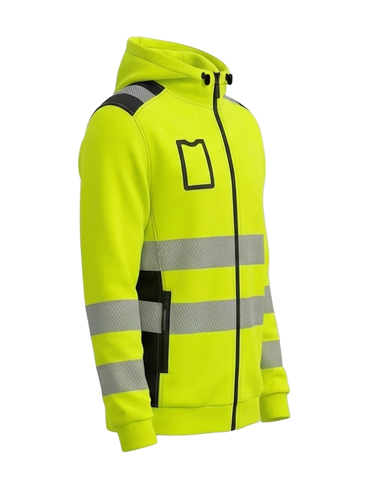 Jopa s kapuco DELAVER Hi-vis Class 3 – pogled 2