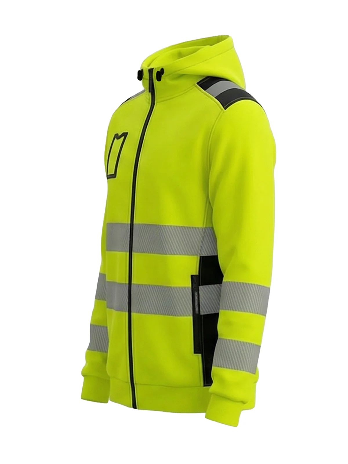 Jopa s kapuco DELAVER Hi-vis Class 3 – pogled 3