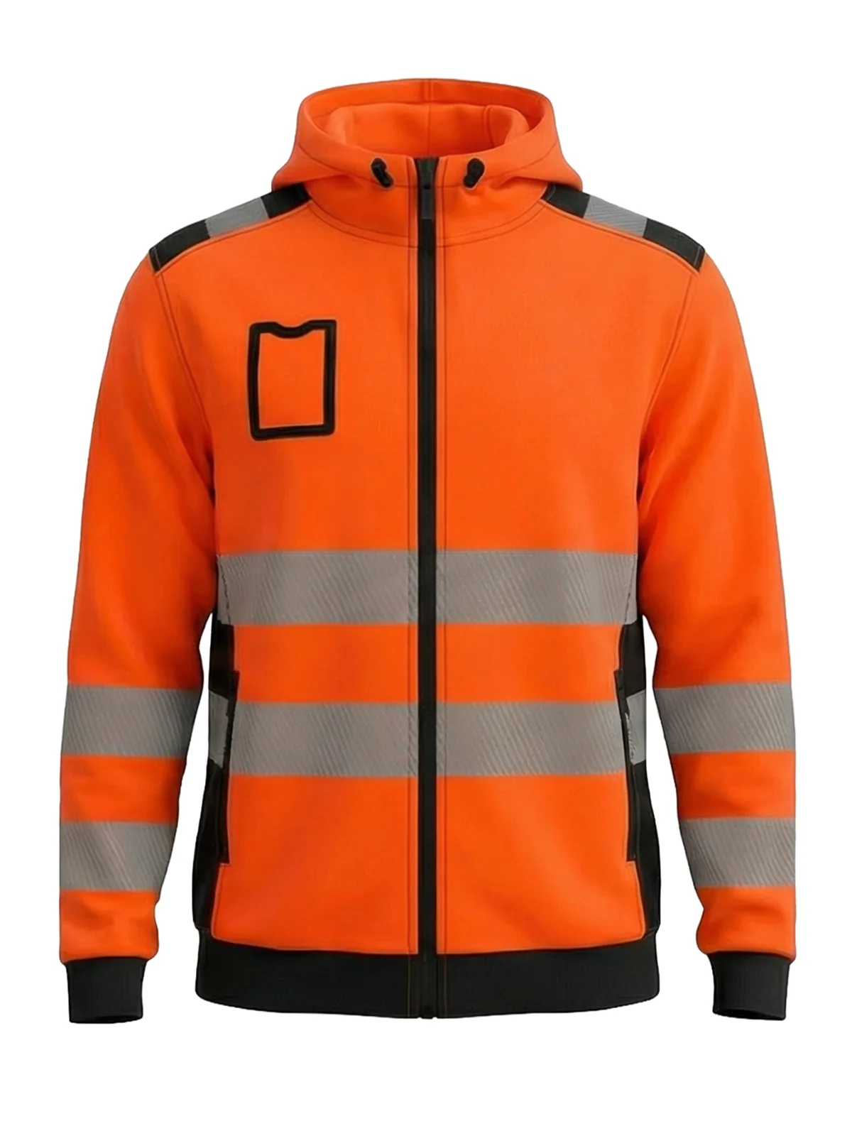 Jopa s kapuco DELAVER Hi-vis Class 3 – pogled 5
