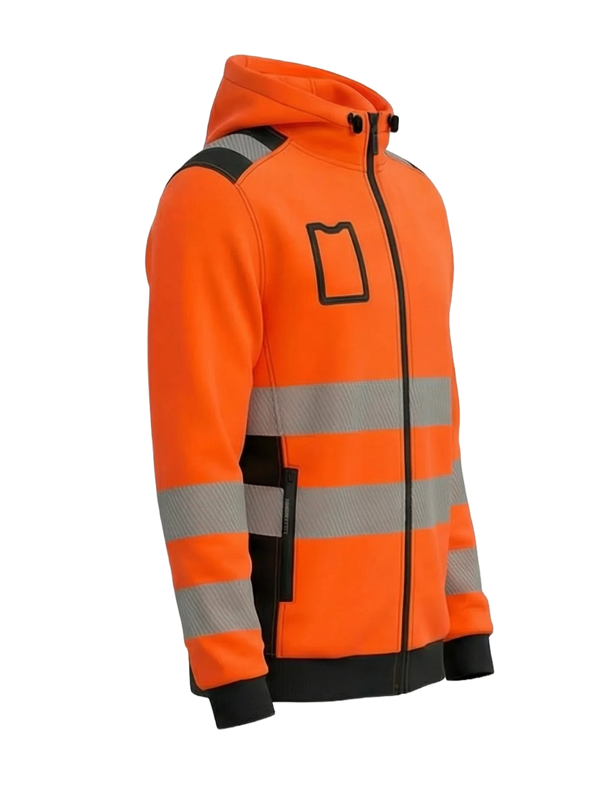Jopa s kapuco DELAVER Hi-vis Class 3 – pogled 6