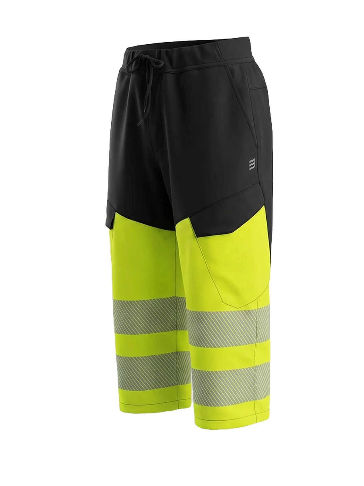 Raztegljive tričetrtinske hlače 4-way stretch COMFORT Hi-vis Class 1 – pogled 2