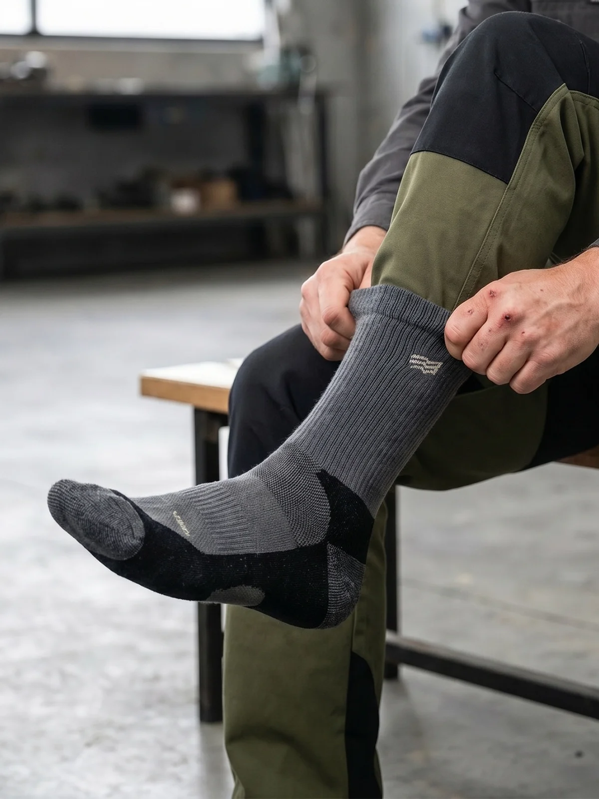 Termo nogavice Merino Step – pogled 3