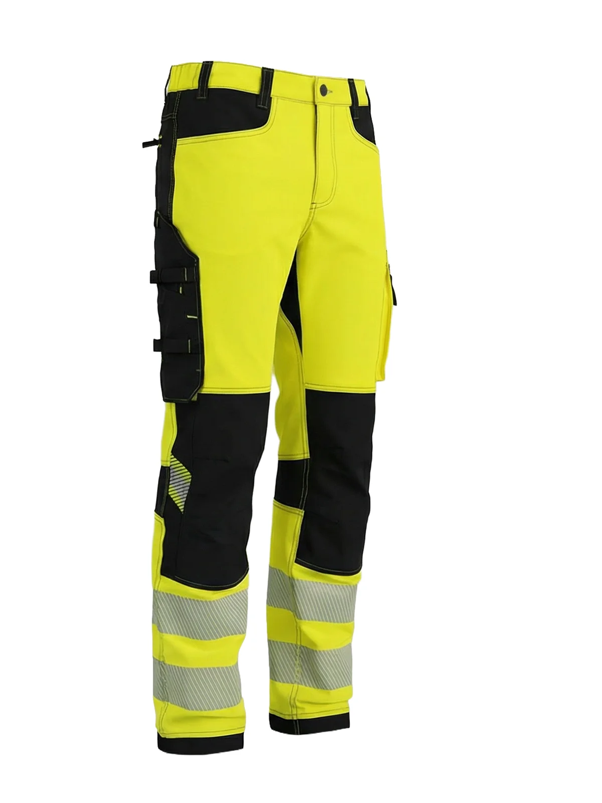 Raztegljive hlače 4-way stretch TENSION Hi-vis Class 1 – pogled 2