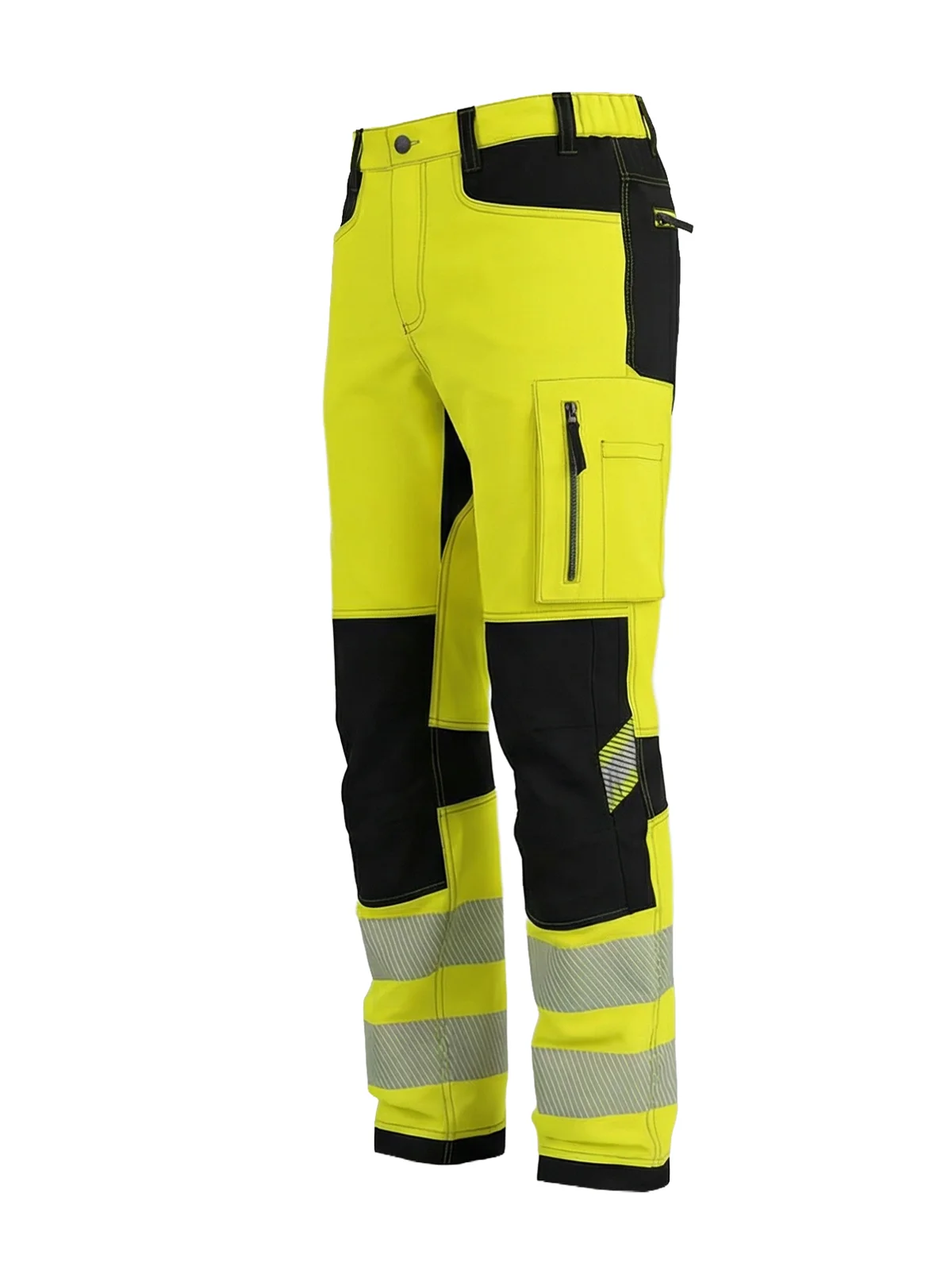 Raztegljive hlače 4-way stretch TENSION Hi-vis Class 1 – pogled 3