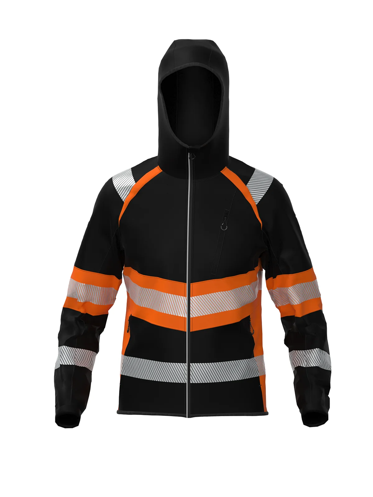 Jakna iz softshella TOPEK Hi-vis Class 1 – pogled 5