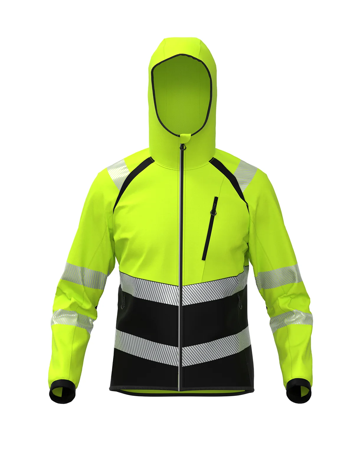 Jakna iz softshella TOPEK Hi-vis Class 2