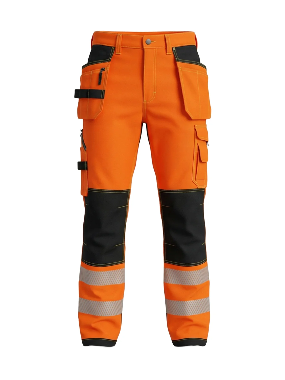 Raztegljive hlače z bombažem COMBO PLUS Hi-vis Class 2