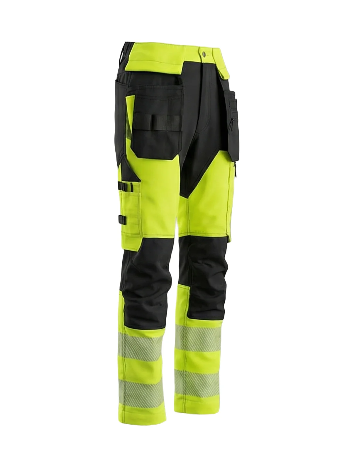 Hlače z elastičnimi detajli MASHUP PLUS Hi-vis Class 1 – pogled 2