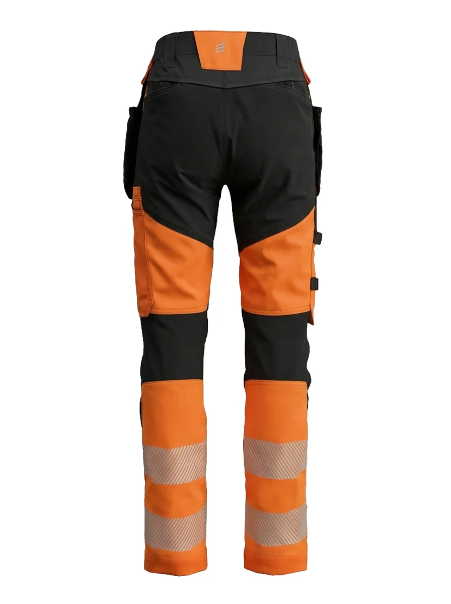 Hlače z elastičnimi detajli MASHUP PLUS Hi-vis Class 1 – pogled 8